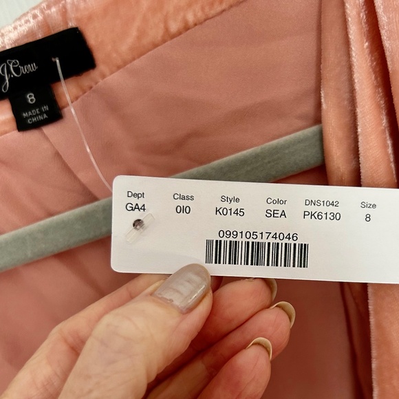 NWT J. Crew Wrap Dress in Drapey Velvet 8 - Picture 8 of 11